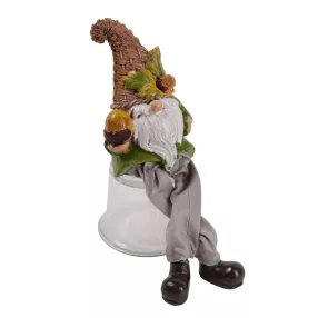   POLIREZIN ORRSZAKÁLL, LÓGÓ LÁBBAL, TÖKKEL ÉS MAKKAL, NARANCSSÁRGA ZÖLD