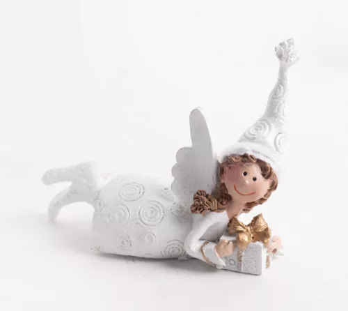 POLIREZIN ANGYAL, FEKVŐ FEHÉR