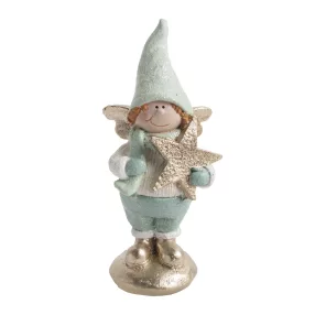 POLIREZIN ANGYAL, CSILLAGGAL, TÜRKIZ