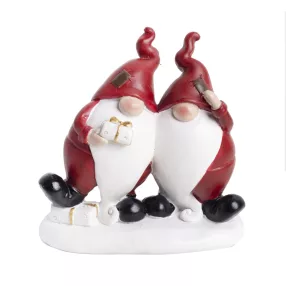   POLIREZIN ORRSZAKÁLL MANÓK, PIROS RUHÁBAN, AJÁNDÉK CSOMAGGAL, PIROS FEHÉR