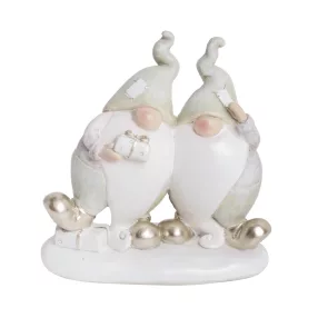   POLIREZIN ORRSZAKÁLL MANÓK, PIROS RUHÁBAN, AJÁNDÉK CSOMAGGAL, ZÖLD FEHÉR