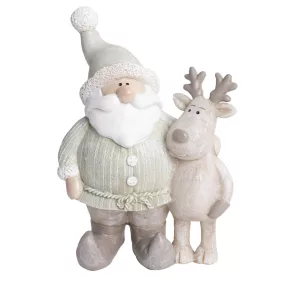 POLIREZIN MIKULÁS, RÉNSZARVASSAL, ZÖLD