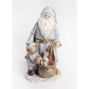 POLIREZIN MIKULÁS, ZSÁKKAL, GYEREKKEL, ZÖLD ARANY