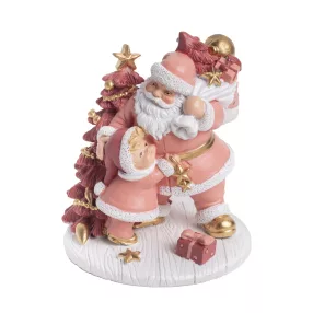 POLIREZIN MIKULÁS, FENYŐFÁVAL ÉS GYERMEKKEL, MÁLYVA