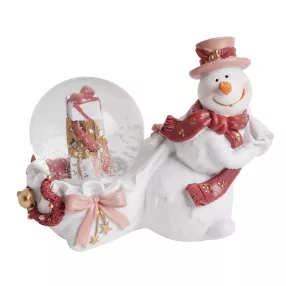 POLIREZIN HAVAZÓ GÖMB, HÓEMBER AJÁNDÉKKAL MÁLYVA