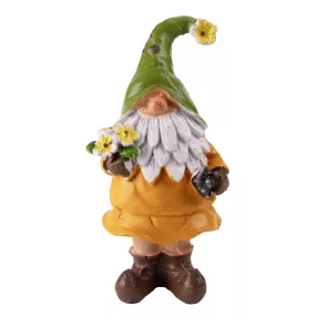   POLIREZIN TAVASZ MANÓ, ÁSÓVAL, VIRÁGGAL, NARANCSSÁRGA ZÖLD