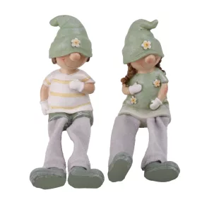 POLIREZIN GYEREK, SAPKÁBAN, LÓGÓ LÁBBAL, ZÖLD