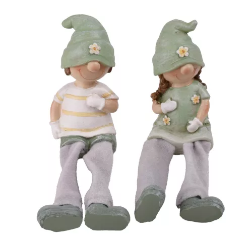 POLIREZIN GYEREK, SAPKÁBAN, LÓGÓ LÁBBAL, ZÖLD