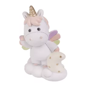 POLIREZIN UNIKORNIS, FELHŐN, HOLDDAL, FEHÉR