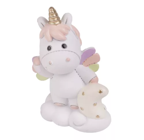 POLIREZIN UNIKORNIS, FELHŐN, HOLDDAL, FEHÉR