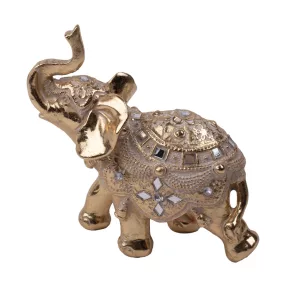 POLIREZIN ELEFÁNT, INDIAI, ARANY