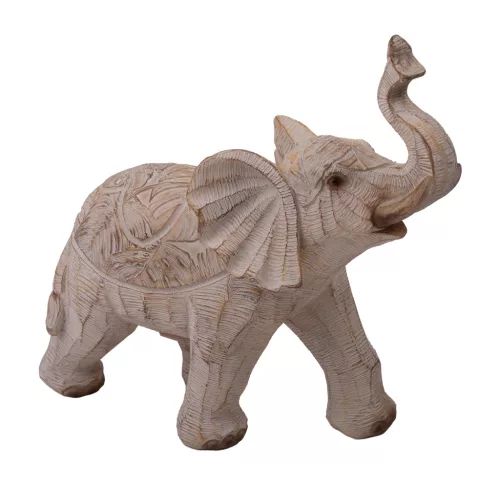 POLIREZIN ELEFÁNT, INDIAI, FEHÉR NATÚR