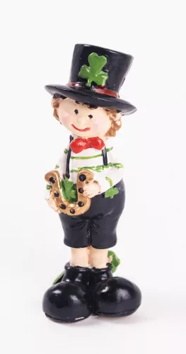 POLIREZIN SZERENCSE FIÚ, ÁLLÓ, PATKÓVAL, FEKETE ÉS ZÖLD