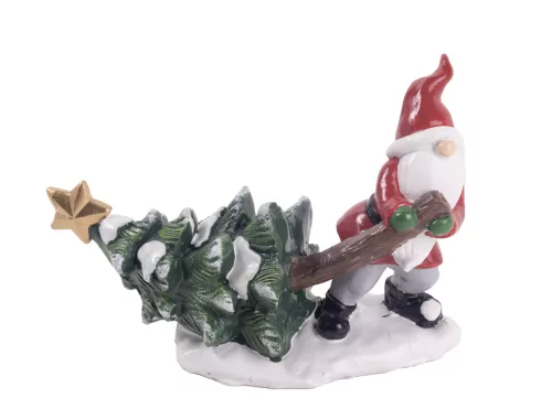 POLIREZIN TÉLAPÓ FENYŐFÁT HÚZ, ARANY CSILLAGGAL