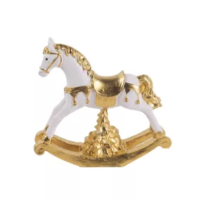 POLIREZIN HINTALÓ, FEHÉR, ARANY DÍSZÍTÉSSEL