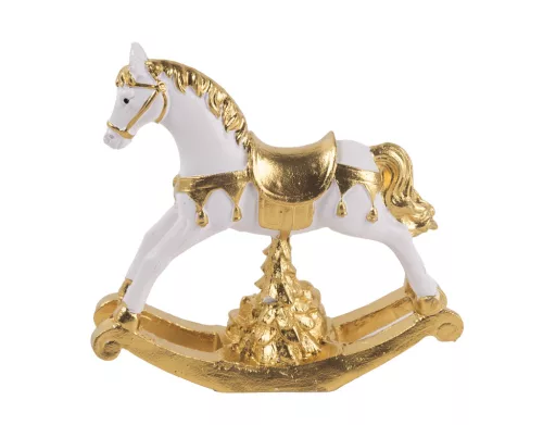 POLIREZIN HINTALÓ, FEHÉR, ARANY DÍSZÍTÉSSEL