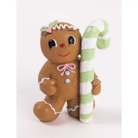   POLIREZIN BABA, MÉZESKALÁCSBÓL, CUKORBOTTAL, ZÖLD ÉS FEHÉR