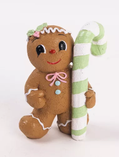 POLIREZIN BABA, MÉZESKALÁCSBÓL, CUKORBOTTAL, ZÖLD ÉS FEHÉR