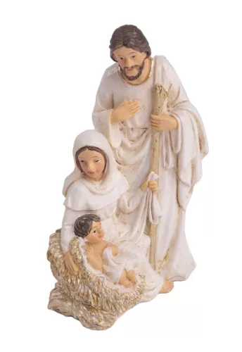 POLIREUIN SZENT CSALÁD, FEHÉR ÉS ARANY