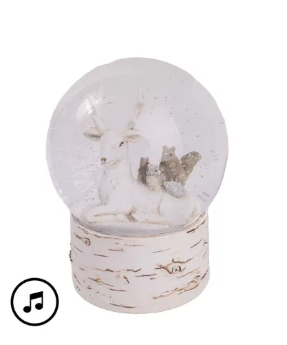 POLIREZIN HAVAZÓ GÖMB, SZARVASON ÁLLATOK, FEHÉR