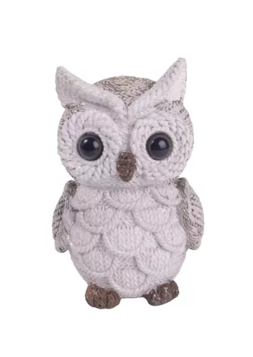 POLIREZIN BAGOLY ÜLŐ, KÖTÖTT MINTÁS, SZÜRKE