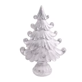 POLIREZIN FENYŐFA TALPAS, FEHÉR ÉS EZÜST