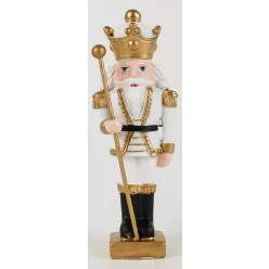 POLIREZIN DIÓTÖRŐ KIRÁLY, FEHÉR/ARANY