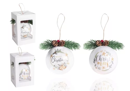 GÖMB+FENYŐÁG FEH.XMAS2S75MM