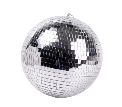 KARÁCSONYI DÍSZ DISCOGÖMB, EZÜST