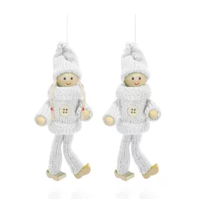 DEKOR AKASZTÓS FIÚ VAGY LÁNY, KÖTÖTT ZÖLD RUHÁBAN