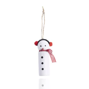 DEKOR FA AKASZTÓS HÓEMBER, PIROS SÁLLAL