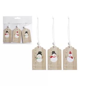   DEKOR FA AKASZTÓS TÁBLA ZACSKÓBAN, 3 DARABOS, HÓEMBER MINTÁS, NATÚR