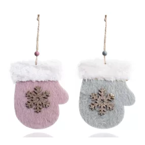 DEKOR FA LÓGÓDÍSZ KESZTYŰ, RÓZSASZÍN TÜRKIZ