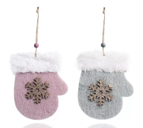 DEKOR FA LÓGÓDÍSZ KESZTYŰ, RÓZSASZÍN TÜRKIZ