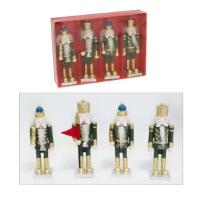   DEKOR POLIREZIN DIÓTÖRŐ DÍSZDOBOZBAN, 4 DARABOS, SÖTÉTZÖLD