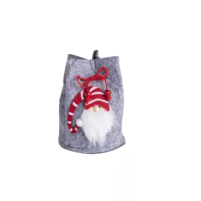 DEKOR FILC TOK, TÉLAPÓ FEJJEL, SZÜRKE PIROS