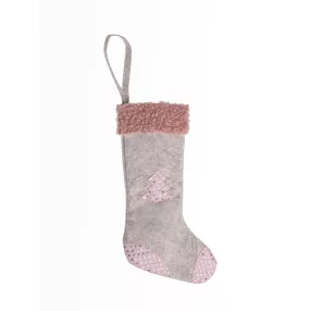 DEKOR TEXTIL AKASZTÓS ZOKNI, RÓZSASZÍN SZÜRKE