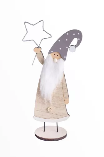 DEKOR FA ORRSZAKÁLL, ÁLLÓ, CSILLAGGAL, NATÚR