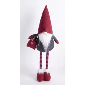 DEKOR FILC ORRSZAKÁLL ZSÁKKAL, ÁLLÓ, BORDÓ-FEKETE