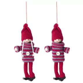 DEKOR AKASZTÓS KÖTÖTT FIÚ VAGY LÁNY, SZÜRKE-BORDÓ