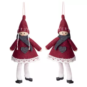 DEKOR AKASZTÓS FILC FIÚ VAGY LÁNY, BORDÓ-FEHÉR