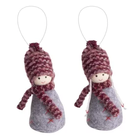 DEKOR AKASZTÓS FILC FIÚ VAGY LÁNY, SZÜRKE-BORDÓ