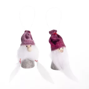   DEKOR AKASZTÓS BÁRSONY FIÚ VAGY LÁNY ORRSZAKÁLL, SZÜRKE-BORDÓ