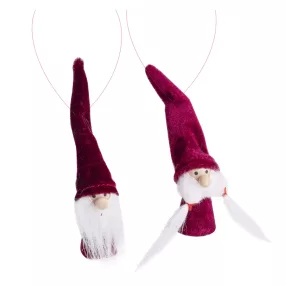   DEKOR AKASZTÓS BÁRSONY FIÚ VAGY LÁNY ORRSZAKÁLL, BORDÓ SÜVEGGEL