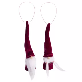   DEKOR AKASZTÓS BÁRSONY FIÚ VAGY LÁNY ORRSZAKÁLL, BORDÓ SÜVEGGEL