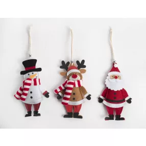   DEKOR FILC AKASZTÓS FIGURÁK, HÓEMBER, RÉNSZARVAS, MIKULÁS