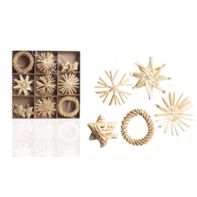 SZALMADÍSZ AKASZTÓS, SZETTBEN, 28 DARABOS