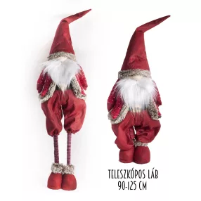 FILC MIKULÁS, TELESZKÓPOS LÁBBAL, BORDÓ