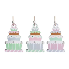 FA AKASZTÓS EMELETES TORTA, TÜRKIZ ÉS RÓZSASZÍN