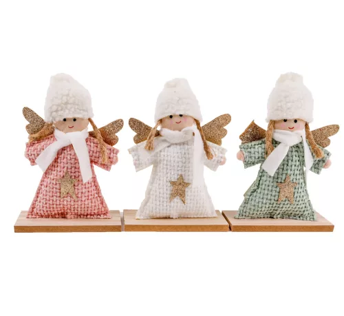 TEXTIL ANGYAL, FA TALPON, 2 GOMBBAL, 3 FÉLE